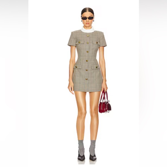 Self-Portrait Dresses & Skirts - SELF PORTRAIT | Check Wool Mini Dress